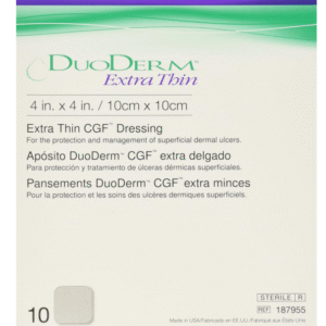 Duoderm Hydrocolloid Dressing 187955 4 X 4" Box of 10, Sand
