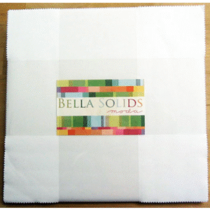 Bella Solids White Layer Cake 42 10-inch Squares Moda Fabrics 9900LC 98