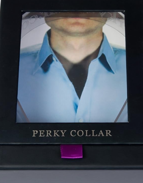 Perky Collar Shirt Collar Support System  Works Great With Collar Stays   For Men And Women Dress Shirts  SDK Traders LLC