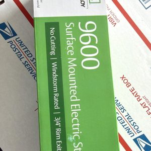 HES 9600-630 Series Stainless Steel Fire Rated Surface Mounted Electric Strike Body for Rim Exit Devices, Satin Stainless Steel Finish