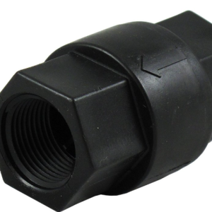 Inline Poppet Check Valve 685 Series PP 1/2 FPT - BUNA